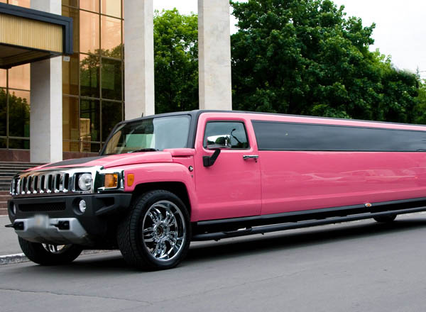 Rugby Pink Hummer Limo Hire